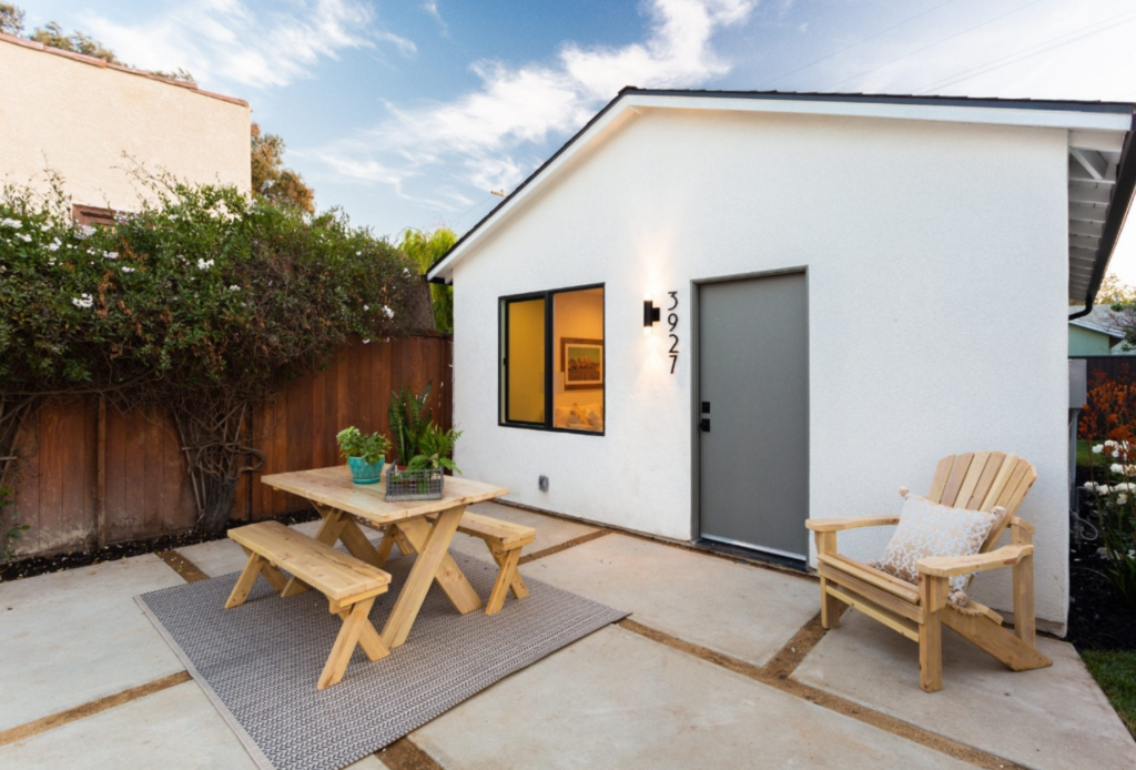 garage conversion - adu in sausalito