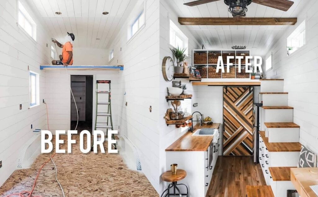 home remodeling before and after